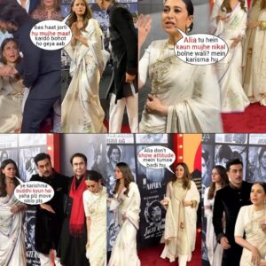 Karisma Kapoor’s Angry reaction for Alia Bhatt shouting with Ranbir walked out infront of media