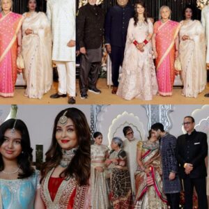 Aishwarya Rai,Abhisekh, Jaya bachchan,Aaradhya, Amitabh bachchan together at grand Wedding